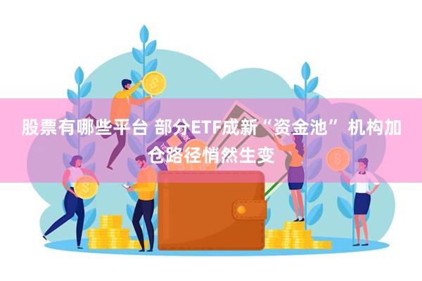 股票有哪些平台 部分ETF成新“资金池” 机构加仓路径悄然生变