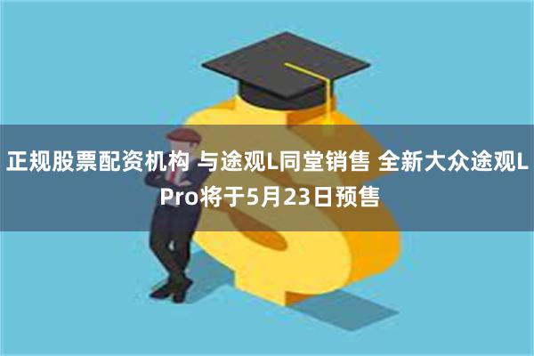 正规股票配资机构 与途观L同堂销售 全新大众途观L Pro将于5月23日预售